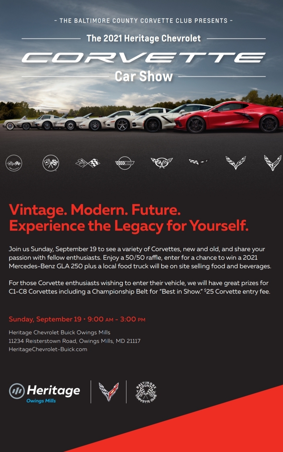 Heritage Chevrolet Corvette Car Show 2021