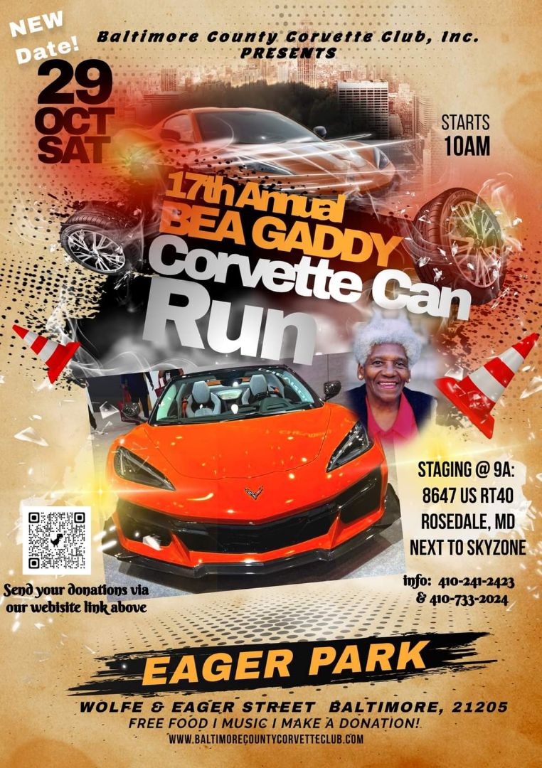 2022 Bea Gaddy Corvette Car Run